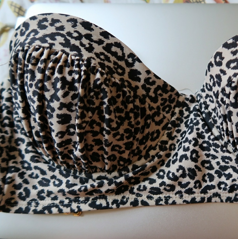 Leopard push up bikini